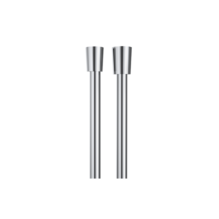 Flexible de douche 1/2x1/2 1.75m en PVC chrome mat
