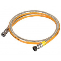 Flexible gaz inox sortie G1/2" entree M20x150 longueur 1m