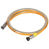 Flexible gaz inox sortie G1/2" entree M20x150 longueur 1m