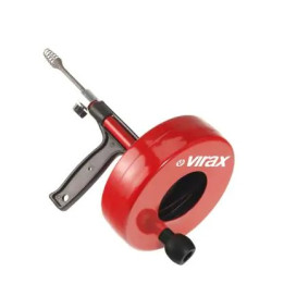 Deboucheur manuel à tambour furet long 7.5m d6.5mm