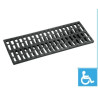 Grille caniveau 750x300 C250kn-D400kn LR PMR