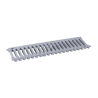 Grille caniveau 130x500 gris