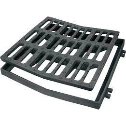 Grille concave + cadre NF 500x500 C250kn
