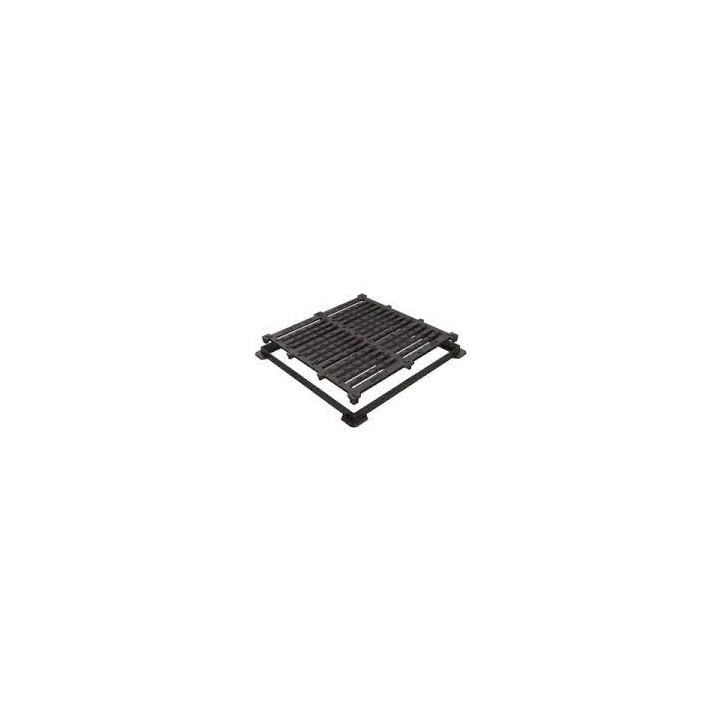 Grille plate CAPTO + cadre NF 600x600 C250