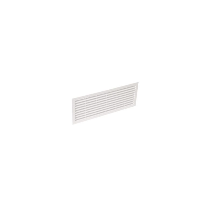 Grille de ventilation rectangle avec moustiquaire 315X110 blanc