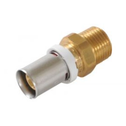 Manchon a sertir d16x1/2"M a visser