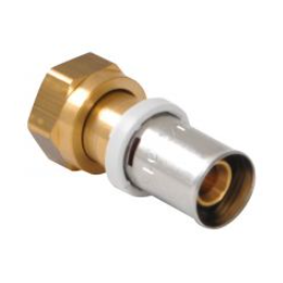 Manchon a sertir d16x1/2"F ecrou libre