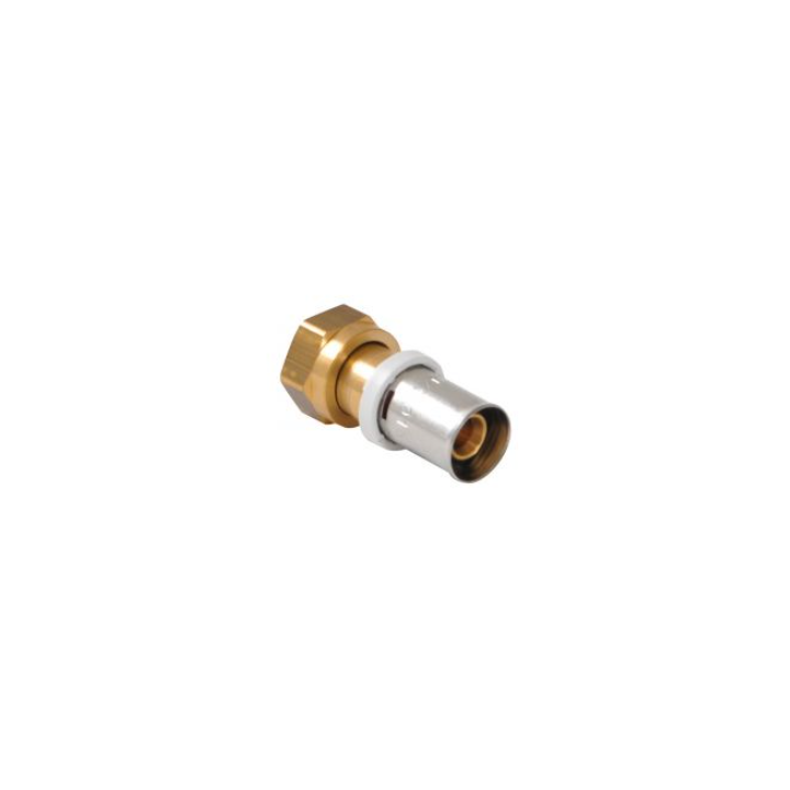 Manchon a sertir d16x1/2"F ecrou libre