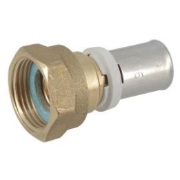 Manchon a sertir d16x3/4"F ecrou libre