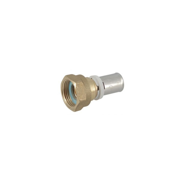 Manchon a sertir d16x3/4"F ecrou libre