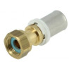 Manchon a sertir d16x3/8"F ecrou libre