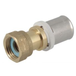 Manchon a sertir d20x1/2"F ecrou libre