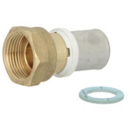 Manchon a sertir d20x3/4"F ecrou libre