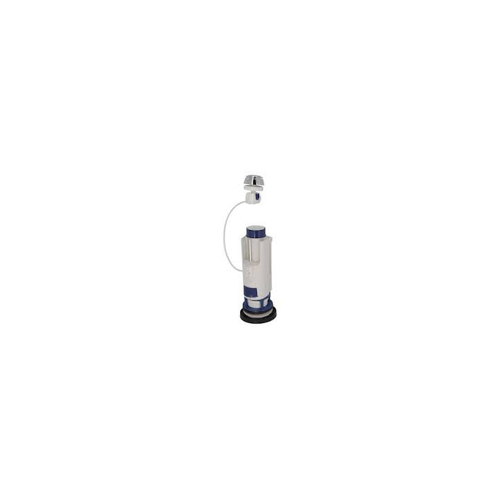 Mecanisme de chasse WC a cable double volume