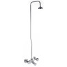 Mitigeur bain-douche RU02 150mm + colonne + pomme de douche + fixation