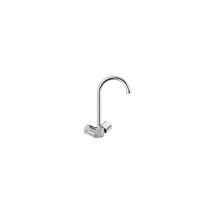 Mitigeur evier ECO bec mobile chrome