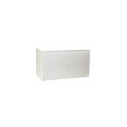 Meuble sous evier 120x60cm 2 portes blanc