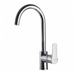 Mitigeur evier col de cygne TITANIUM chrome C2