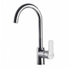 Mitigeur evier col de cygne TITANIUM chrome C2