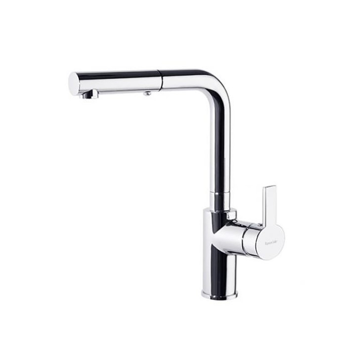 Mitigeur evier a douchette extractible RS-Q chrome