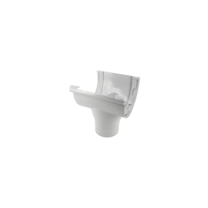 Naissance centrale a coller gouttiere 33 D100mm gris