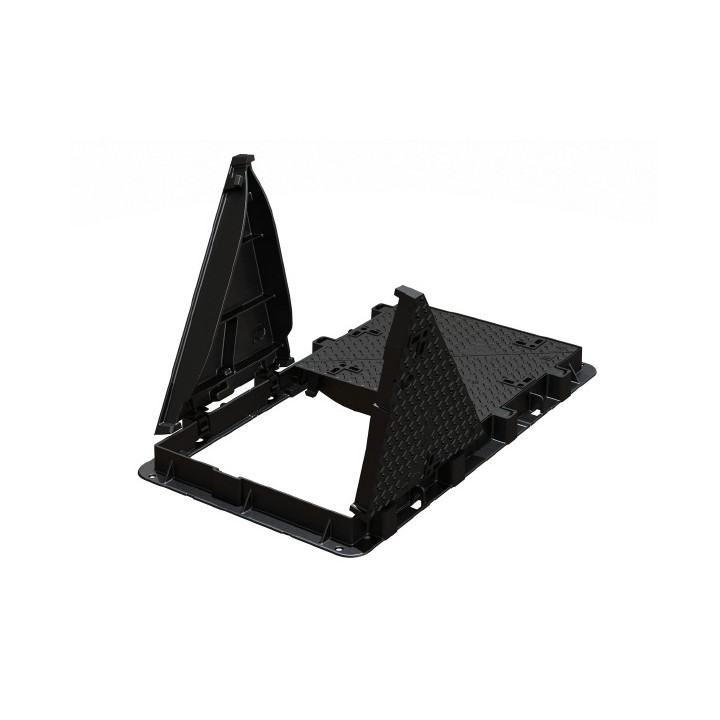 Regard OPT + cadre fonte 750x1500 - D400 K2CDT4S