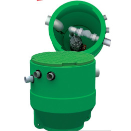 Poste relevage STAR150 150l 1pompe semison 265ma R1''1/2 (eaux usées chargées=grain 40mm maxi)