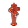Poteau incendie SAPHIR CHOC dn100 + 2xdn65 finition bronze