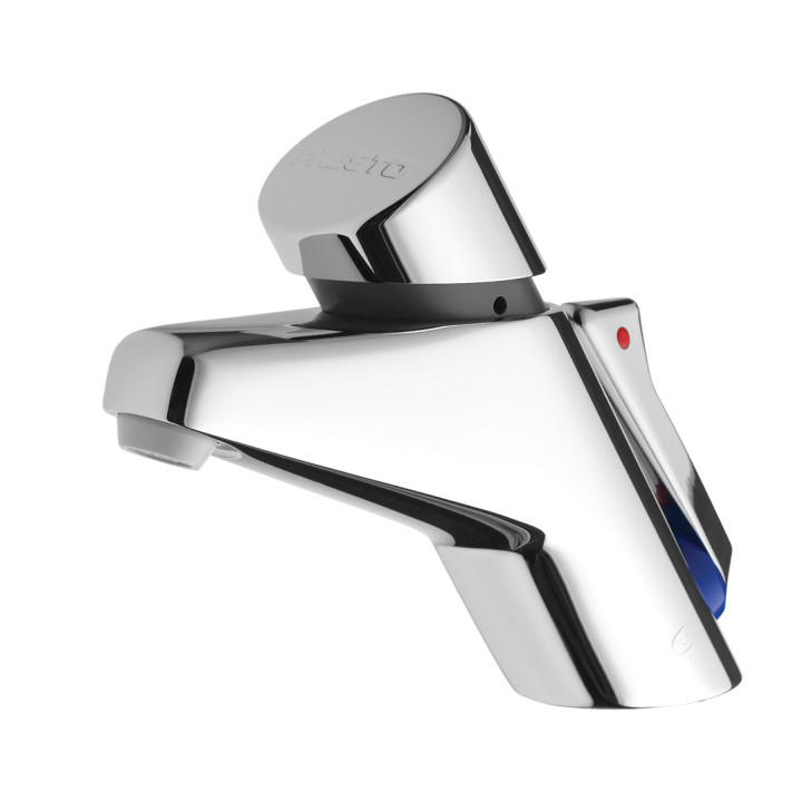 Mitigeur lavabo temporise sur plage PRESTO MIX 2020 chrome