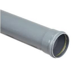 Tube pvc assainissement D125 - 3 ml CR16 - NF