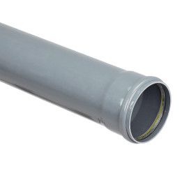Tube pvc assainissement D125 - 3 ml CR8 - NF