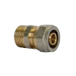 Raccord droit a compression multicouche d16 m3/8