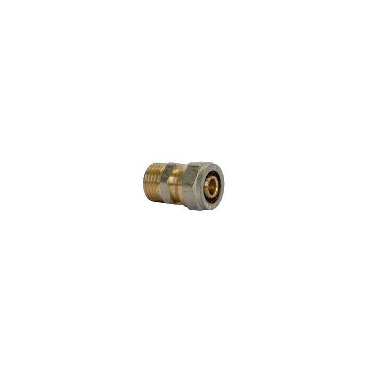 Raccord droit a compression multicouche d16 m3/8