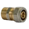 Raccord droit a compression multicouche d16 m3/8