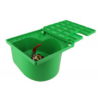 Bouche arrosage vanne 1/4 tour M/F 3/4" vert