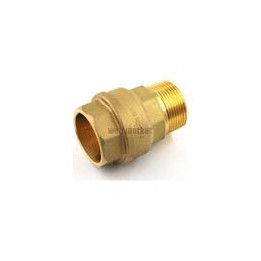 Raccord laiton SE droit D25 x 3/4" male