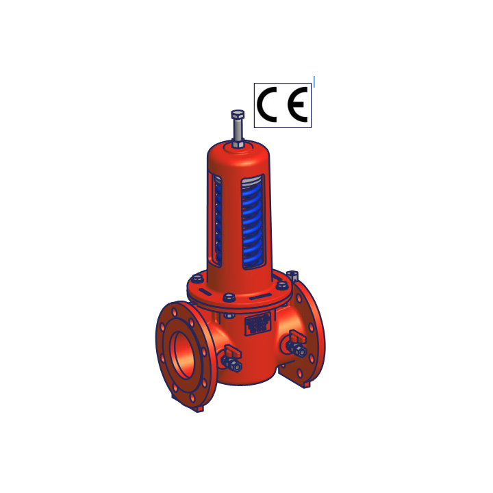 Reducteur pression aval DN100 PN16 reglage 2à14bars