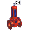 Reducteur pression aval DN100 PN16 reglage 2à14bars