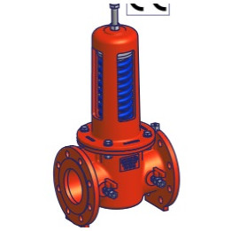 Reducteur pression aval dn040/50 pn16 reglage 2 a14bars
