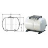 Reservoir diaphragme horizontal CE 100L 1"m