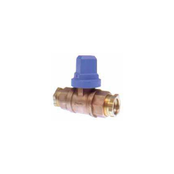 Robinet arret bronze dn40 se50mm carre 30x30