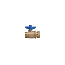 Robinet avant compteur dn30 1"1/2M-1"1/2F poignee Easy