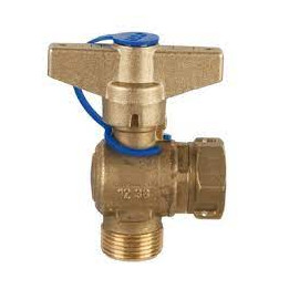 Robinet avant compteur equerre dn15 3/4MX3/4F poignee Easy ref211105