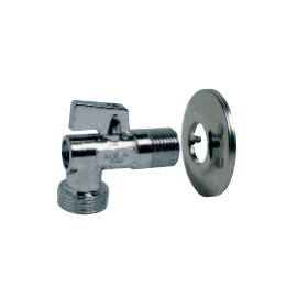 Robinet machine a laver 1/4 tour 1/2-3/4 chrome