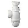 Siphon lavabo D32mm garde d'eau 50mm H132-172mm
