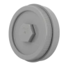 Bouchon pvc evac D160 MF - NF