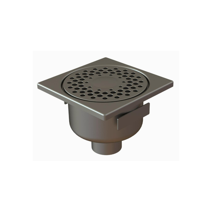 Siphon de sol 150x150mm S/V 50mm en inox 304