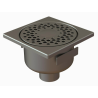 Siphon de sol 150x150mm S/V 50mm en inox 304
