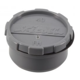 Bouchon pvc evac D40 MF - NF