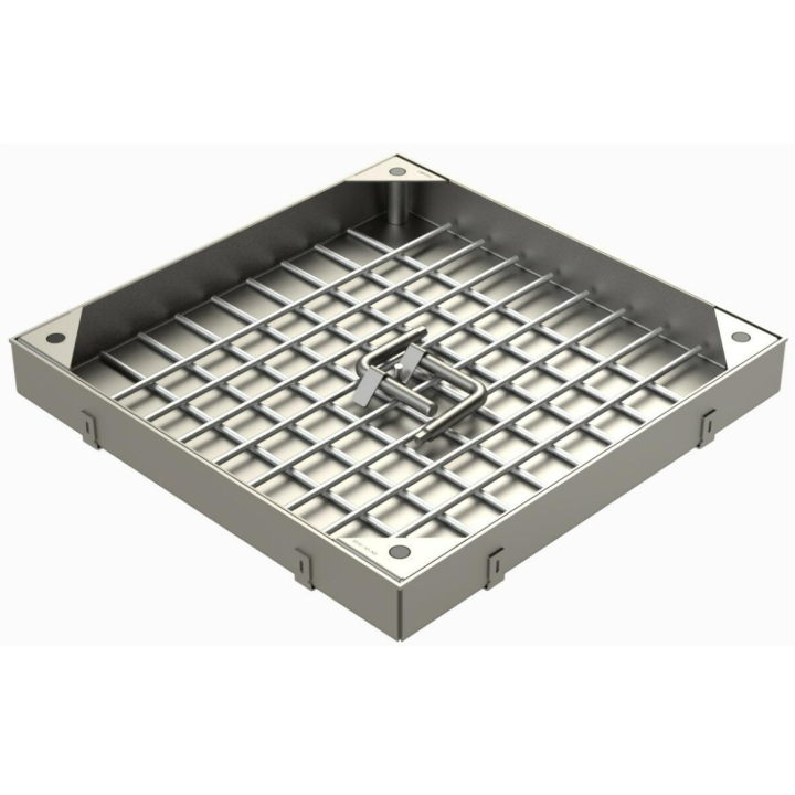 Tampon a remplir inox304 (540x540mm ext- 410x410mm int) B125kn